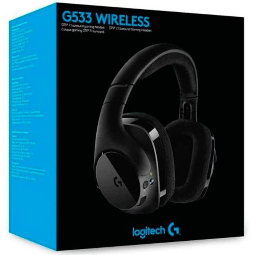 Auricular Inalambrico Logitech G533 7.1 Negro